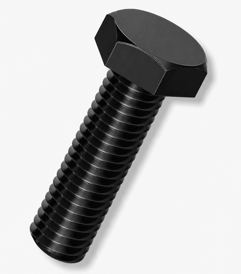Zeskantbout DIN 933 M12×25 blank